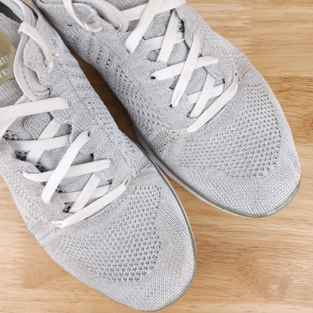 Nike Women's Silver Knit Athletic Shoes. Excellent condition. - Picture 7 of 14
